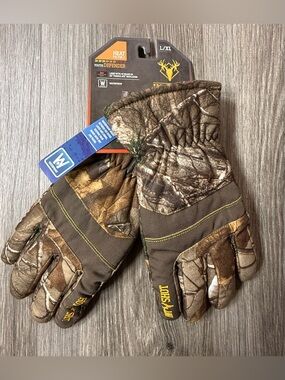 Hot Shot Youth Defender Camo Hunting Gloves Waterproof Youth L/XL